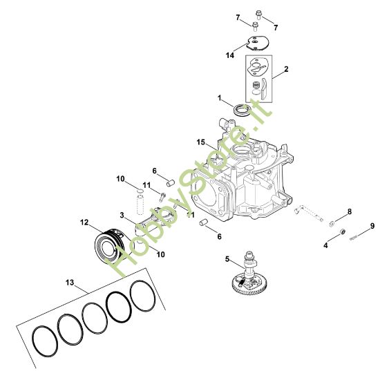 Picture of C - Albero a camme XT-800 (XT800-3088)